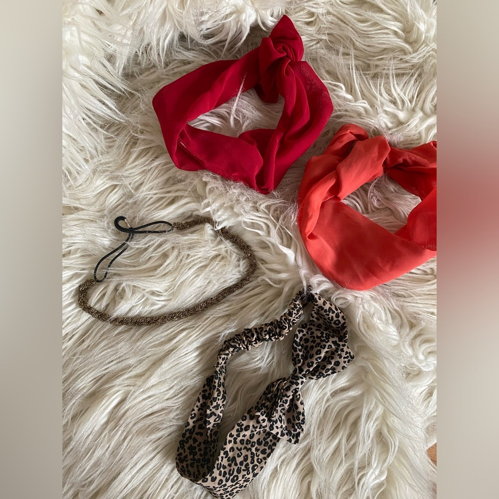 Set of four American Apparel and Urban Outfitters headbands